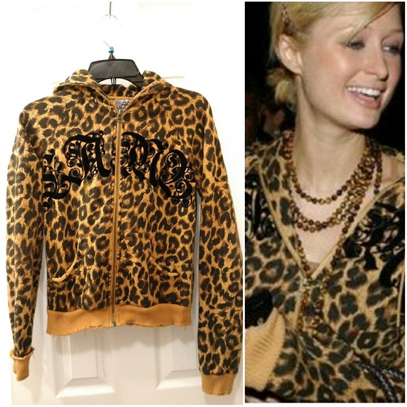 L.A.M.B. Tops - L.A.M.B leopard print designer hoodie